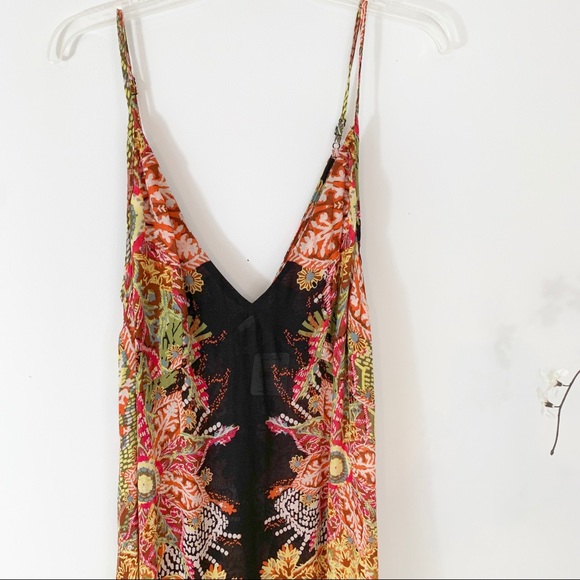NWT Free People Wildflower Printed Slip Dress S - Picture 8 of 8